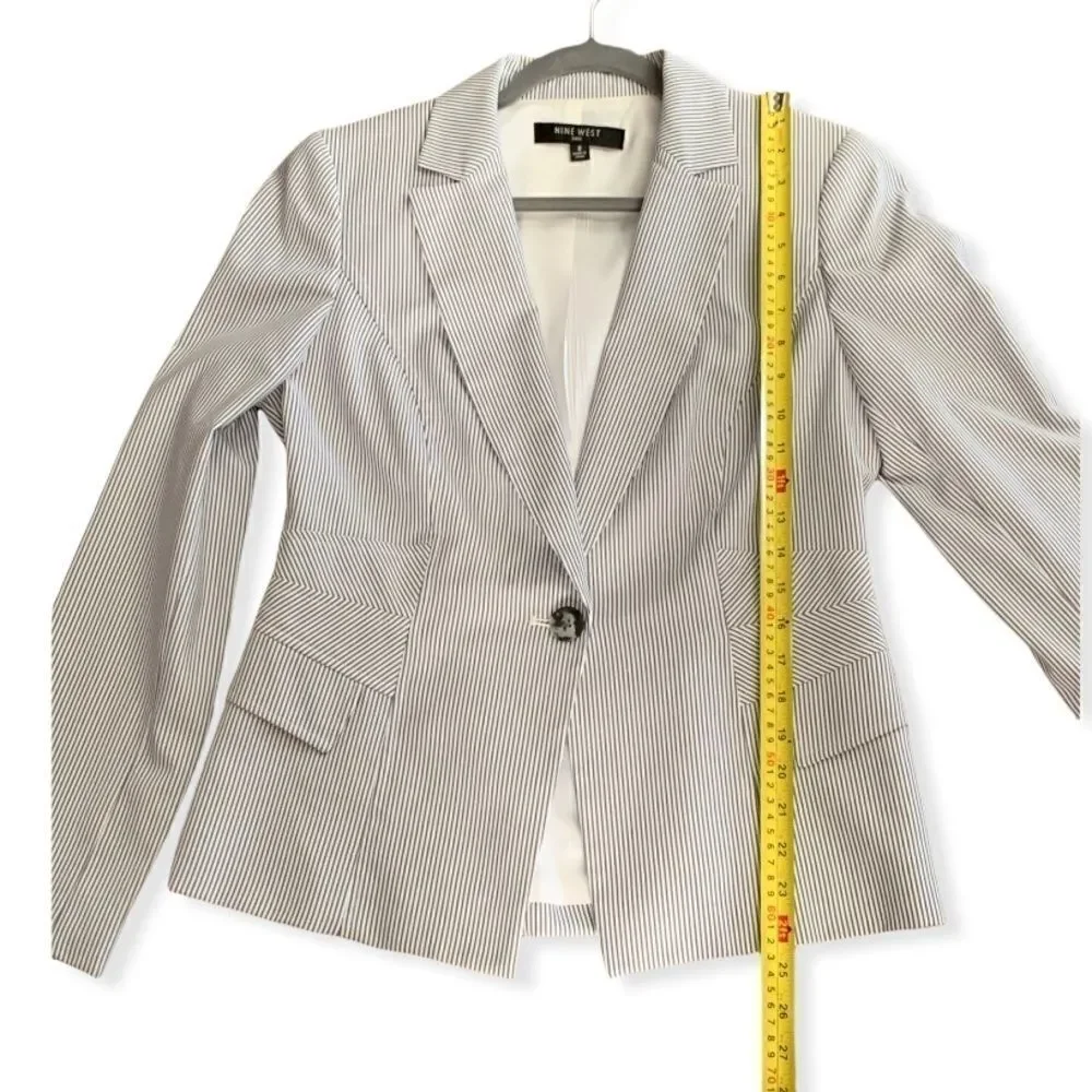 nine West Pin Striped Blazer - Picture 10 of 10